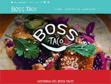 Tablet Screenshot of boss-taco.com